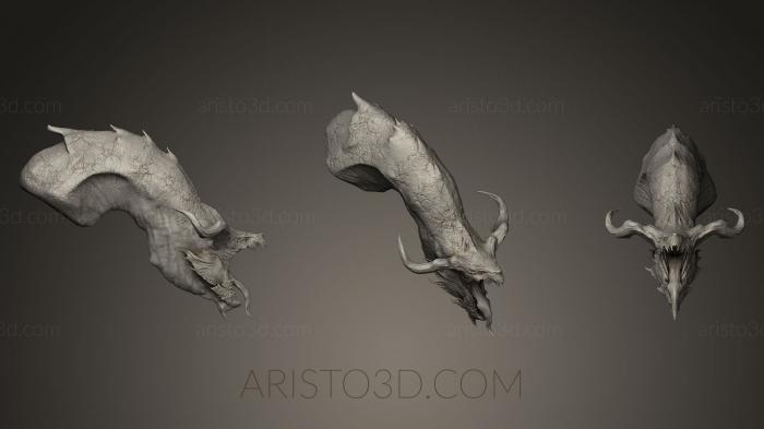 Figurines of griffins and dragons (STKG_0031) 3D model for CNC machine